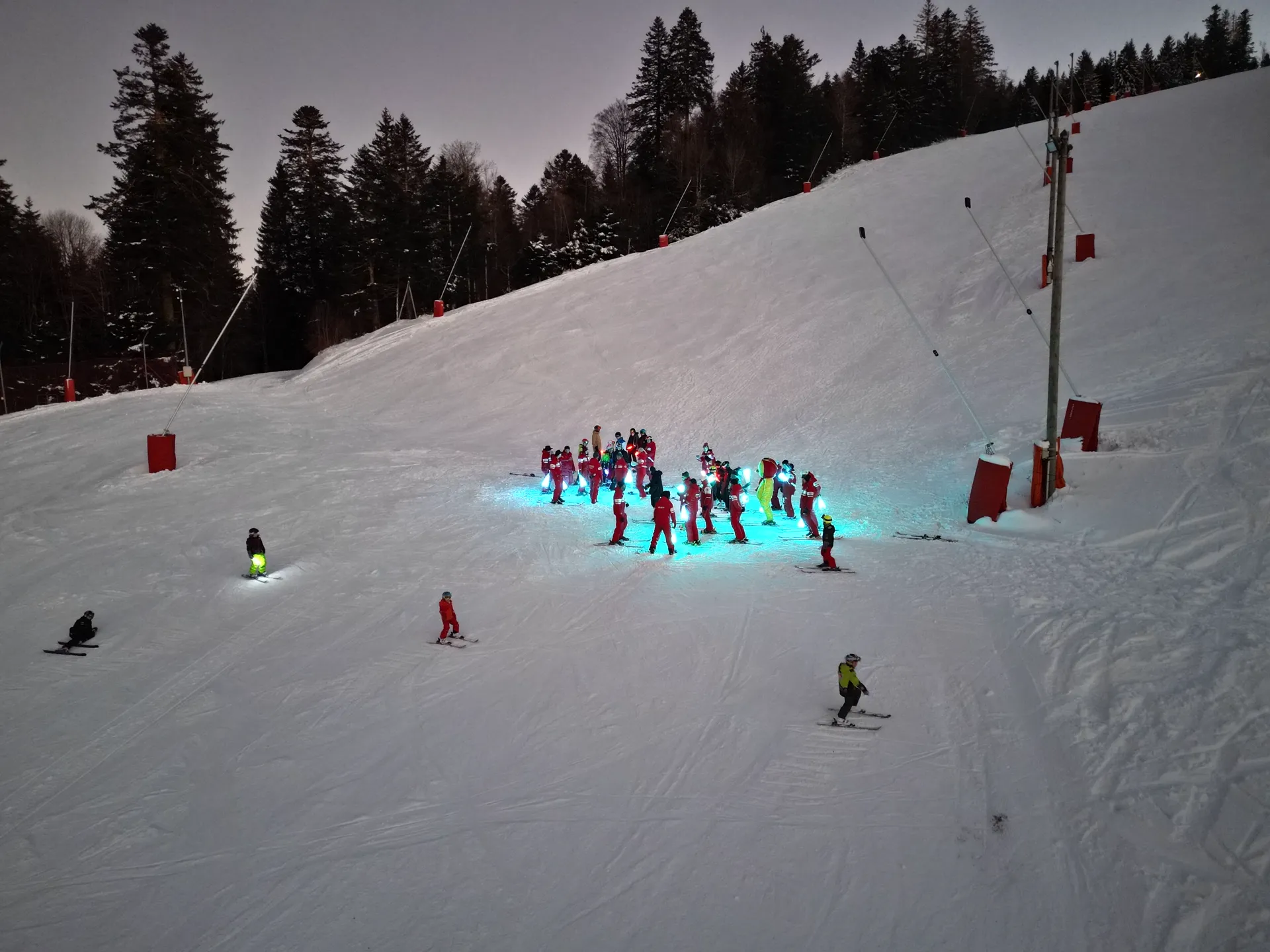 Descente aux flambeaux — Gérardmer — 2